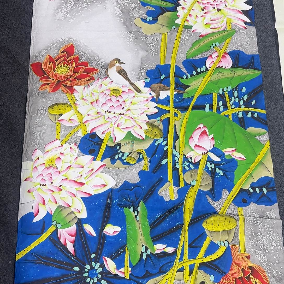 国画客厅山水画花鸟画欣赏