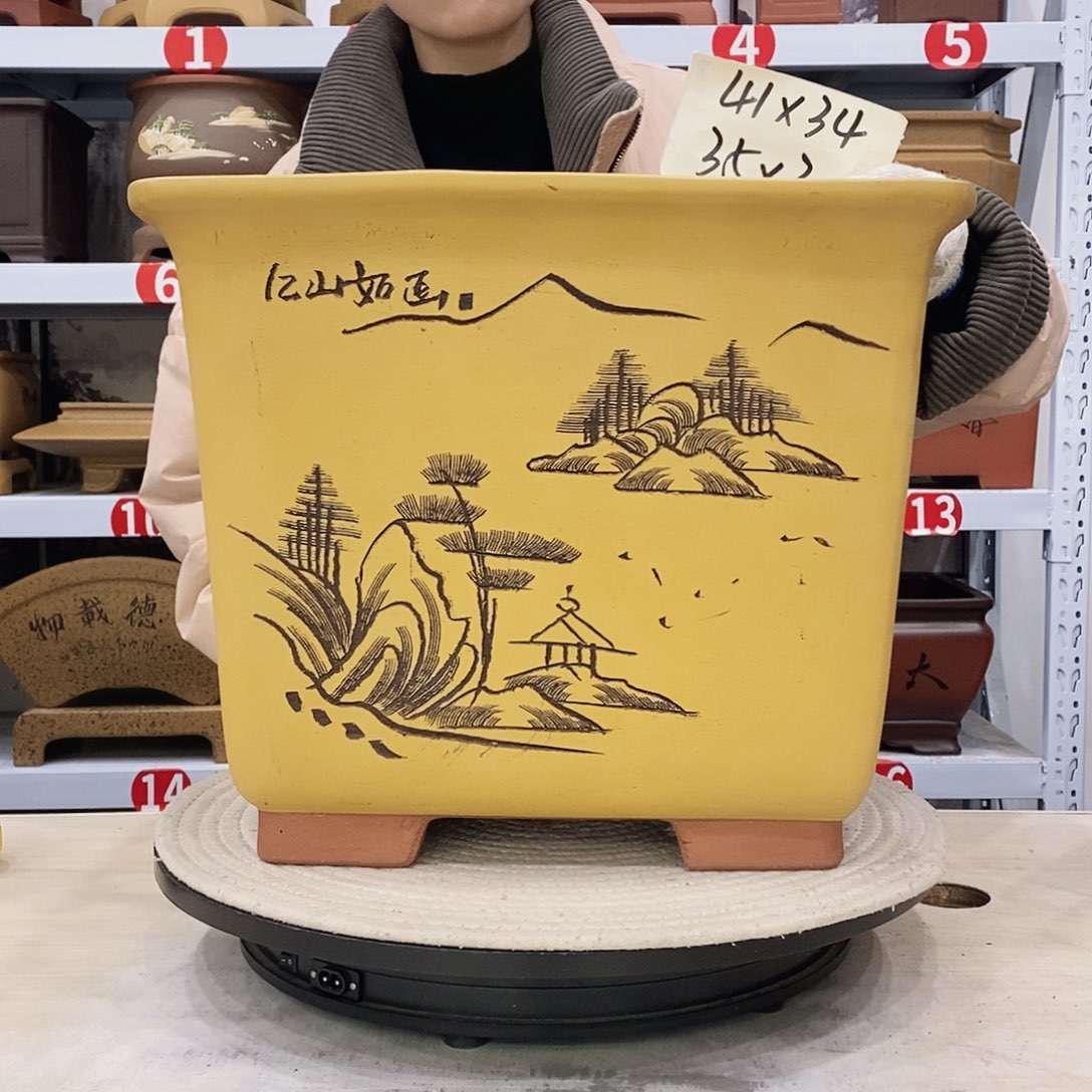 紫砂花盆紫砂花盆