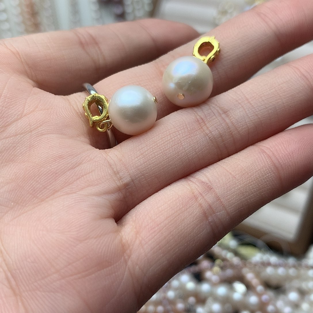 淡水珍珠11-12未镶嵌a41吊坠