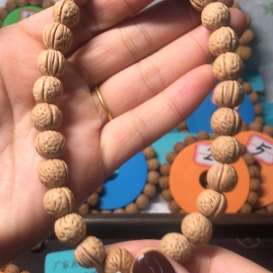 ◆***丶手串桃核野生小核桃128米