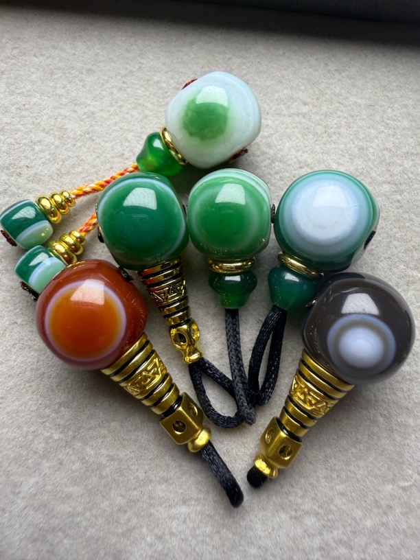 玛瑙天眼药师三通，颗颗不一样 多样性发货