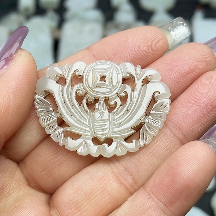 和田玉挂件未镶嵌