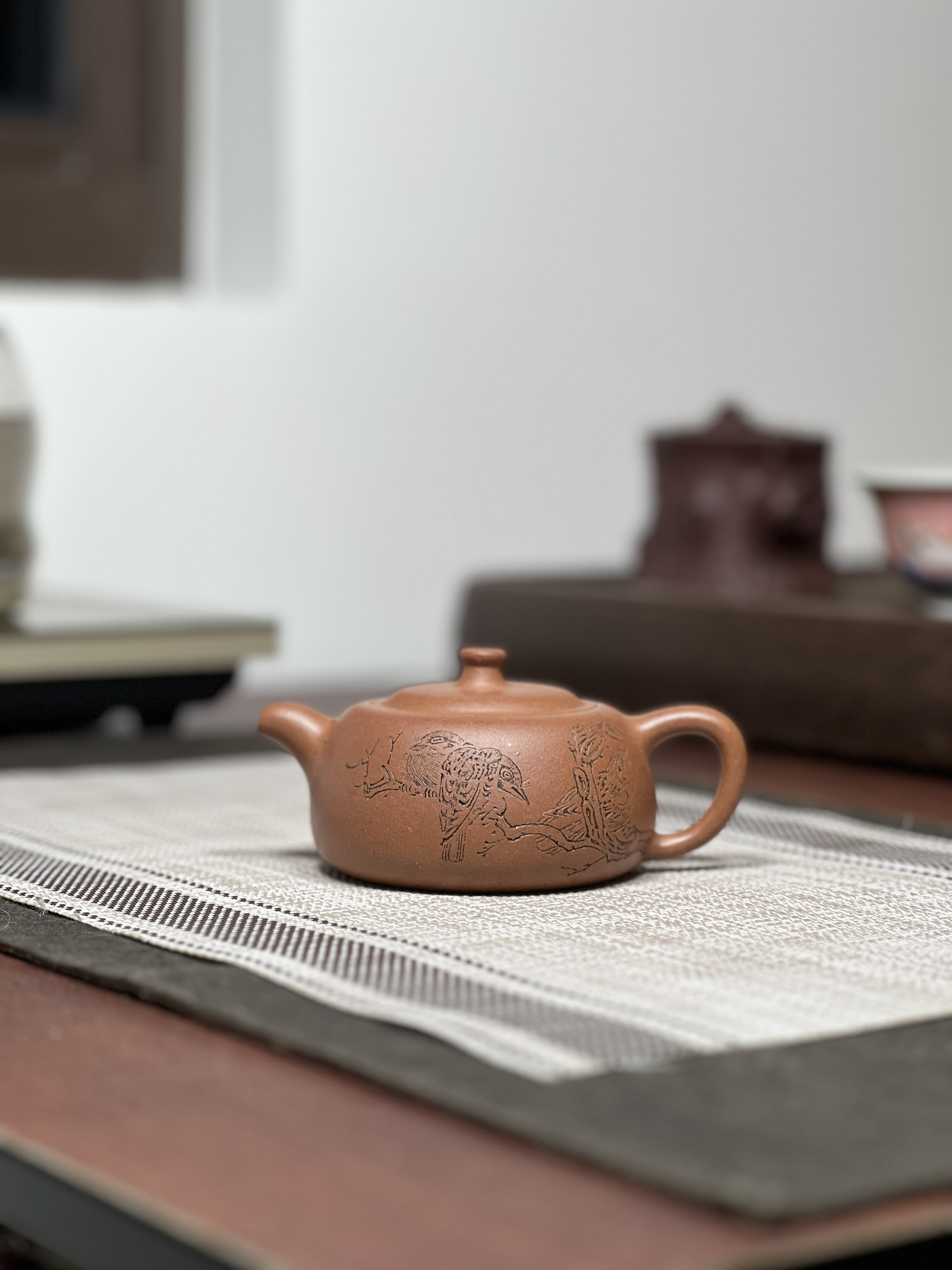 原矿黄降坡井栏壶180毫升半手工宜兴手工壶紫砂壶236