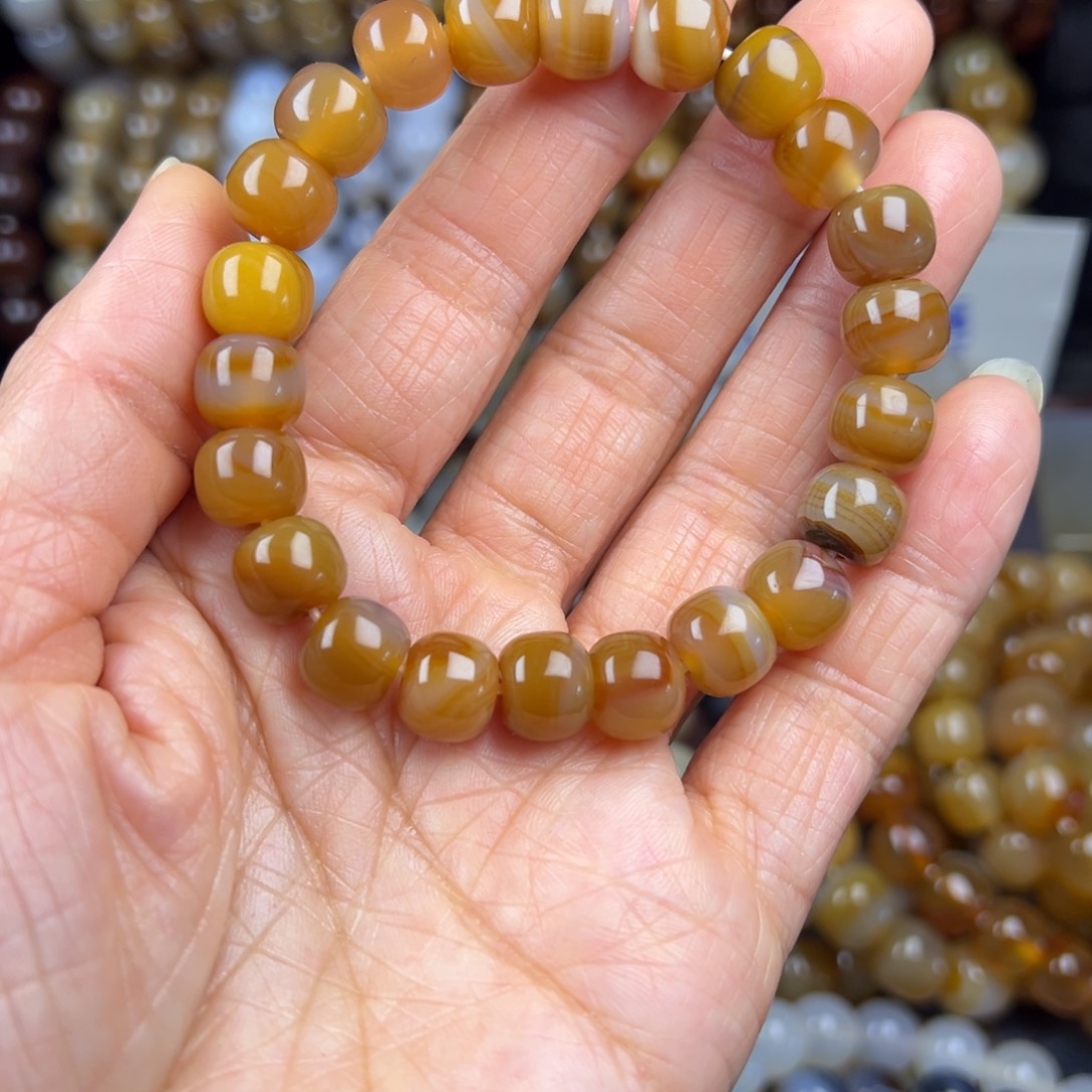 玛瑙/玉髓未镶嵌手链