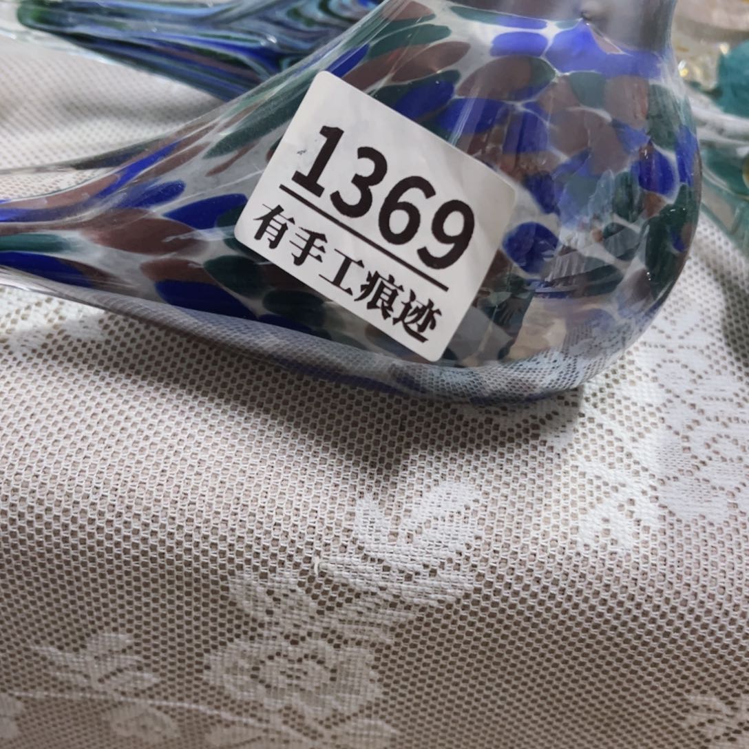 琉璃1369 家悦美居琉璃花瓶摆件