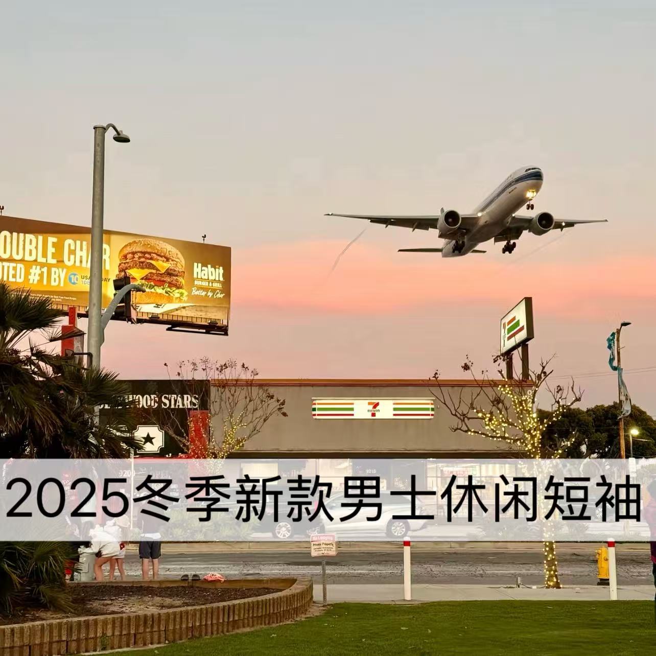 【Q-TT】2025冬季新款男士短袖T恤短袖纯色百搭潮流款-9749-12.12-A