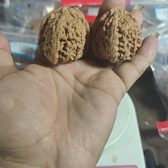 幸***活文玩核桃吊坠39三角白