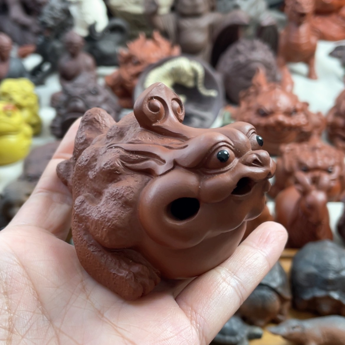 【闪购商品】紫砂茶宠紫砂金蟾