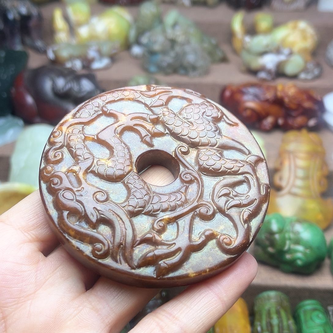 白玉菩提吊坠178。。