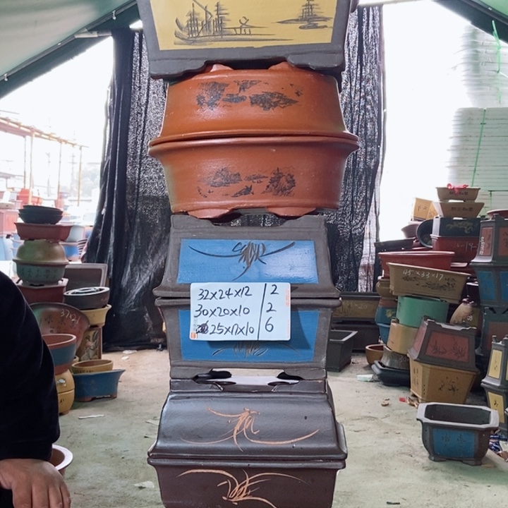 紫砂花盆紫砂紫砂