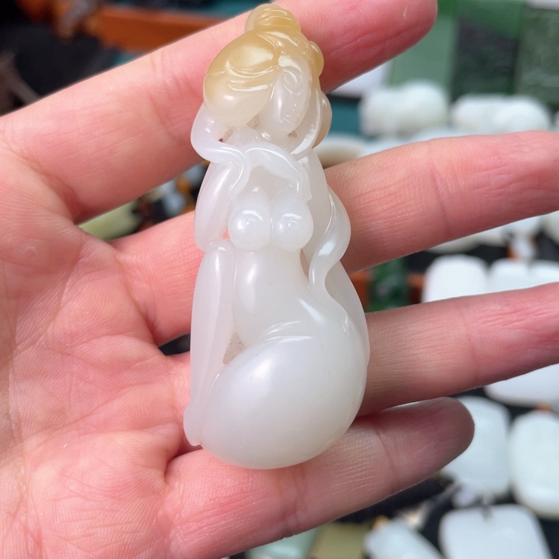 和田玉把件未镶嵌