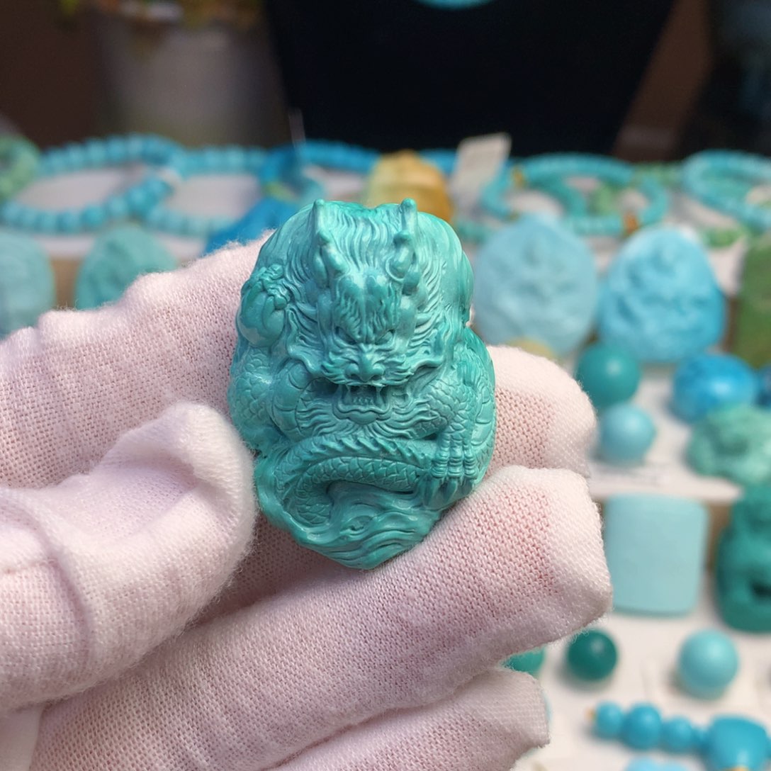 绿松石珠宝奇石未镶嵌