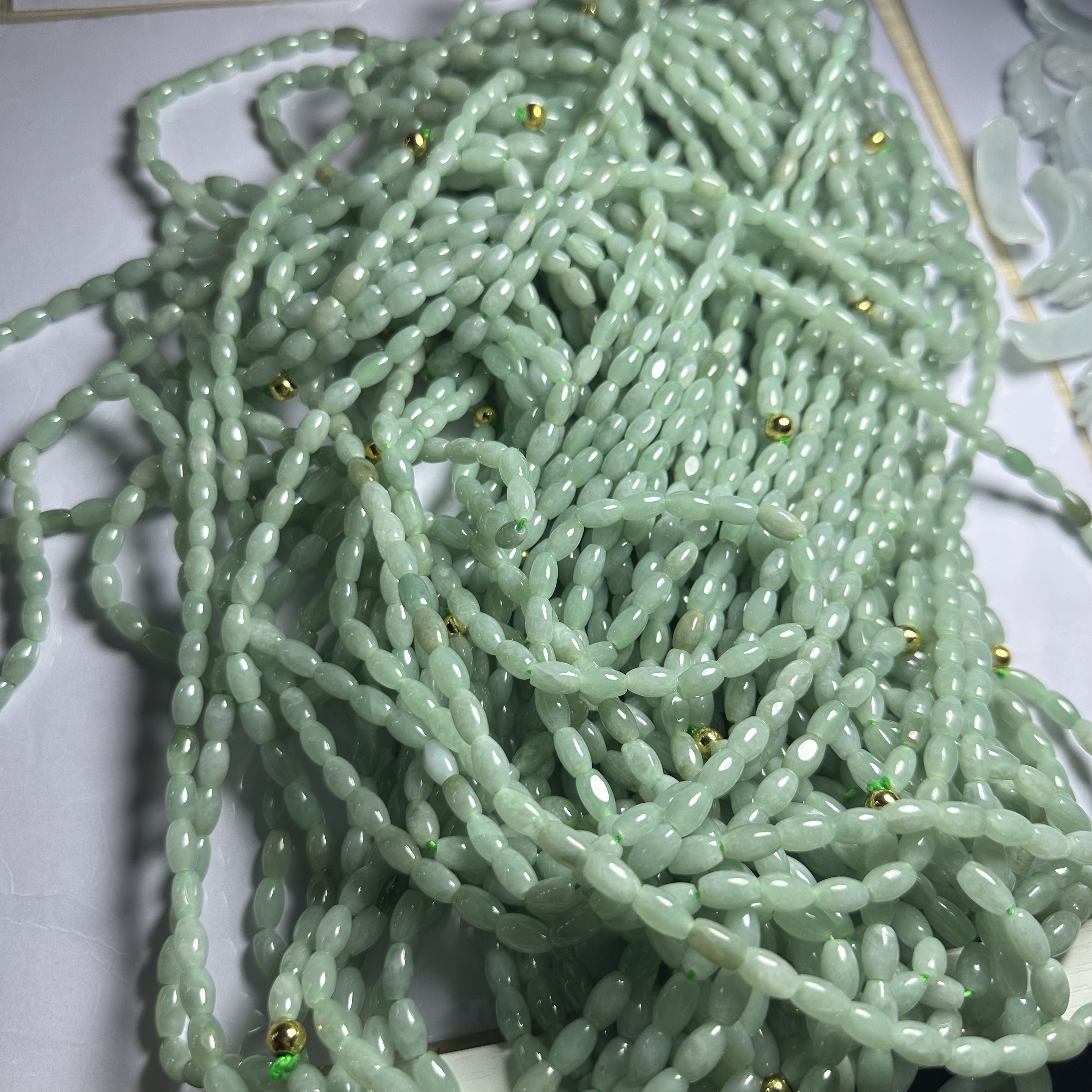 天然A货翡翠项链-f019多样性发一