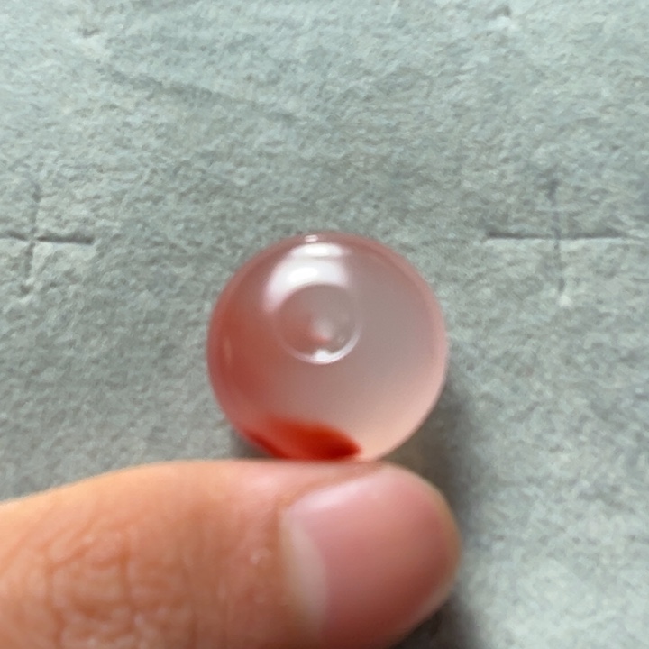 南红玛瑙天然原矿平安扣未镶嵌