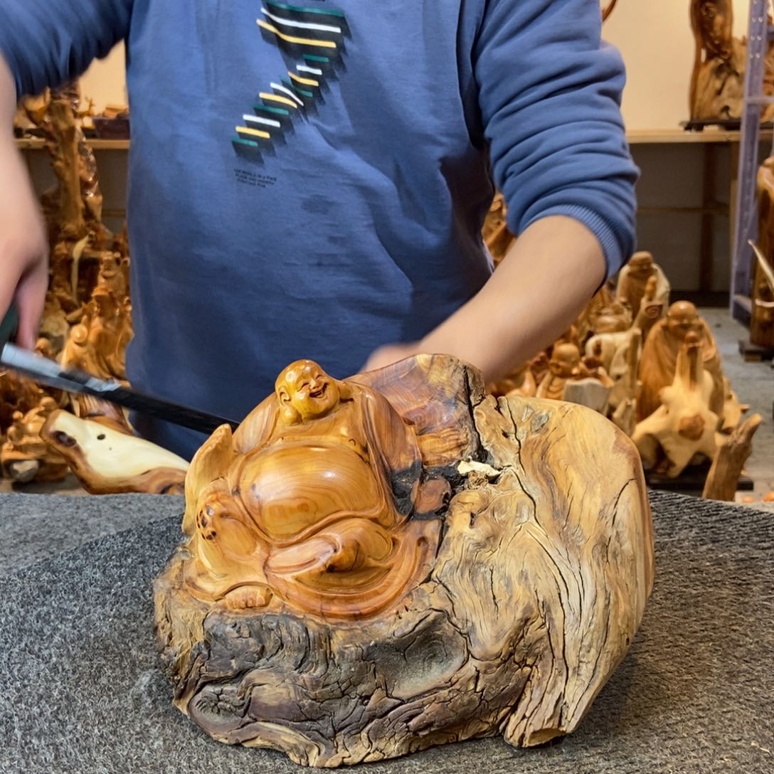 柏木（崖柏）太行崖柏根雕摆件