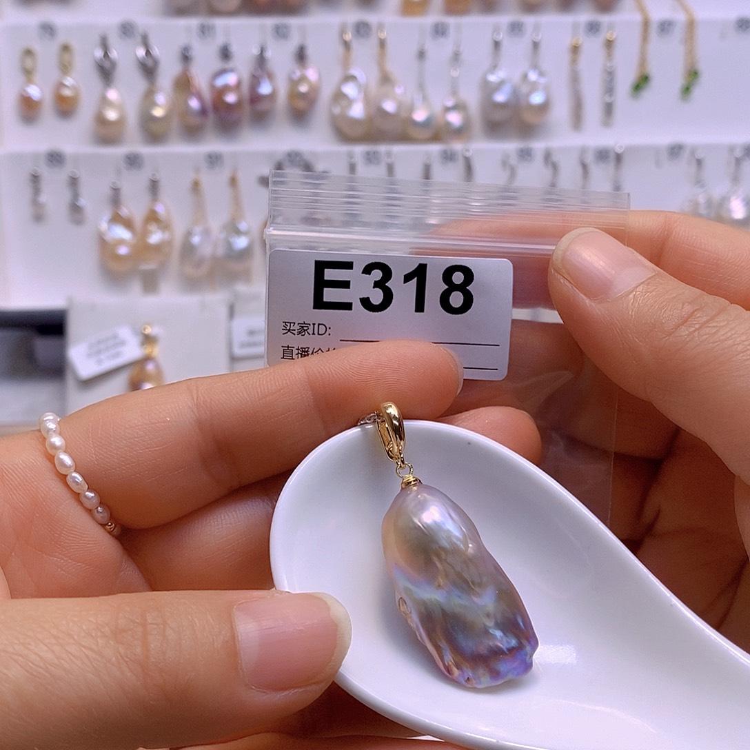 淡水珍珠颈饰银S925镶嵌