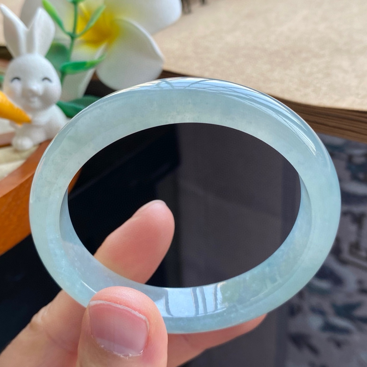 4.3批2631号翡翠手镯53.4-47.9-12.1-7.2贵妃！适合正圈51.4的戴