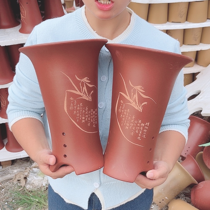 花盆紫砂宜兴紫砂精品花盆 