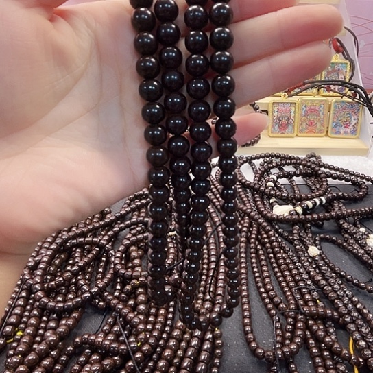 c***d非洲檀香手串/手链印尼原生态椰蒂9圆单串