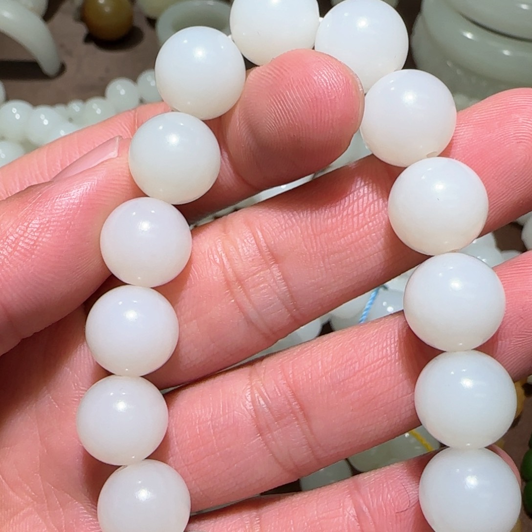 和田玉手链未镶嵌