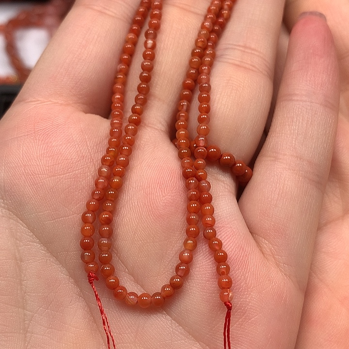 南红玛瑙合金手链