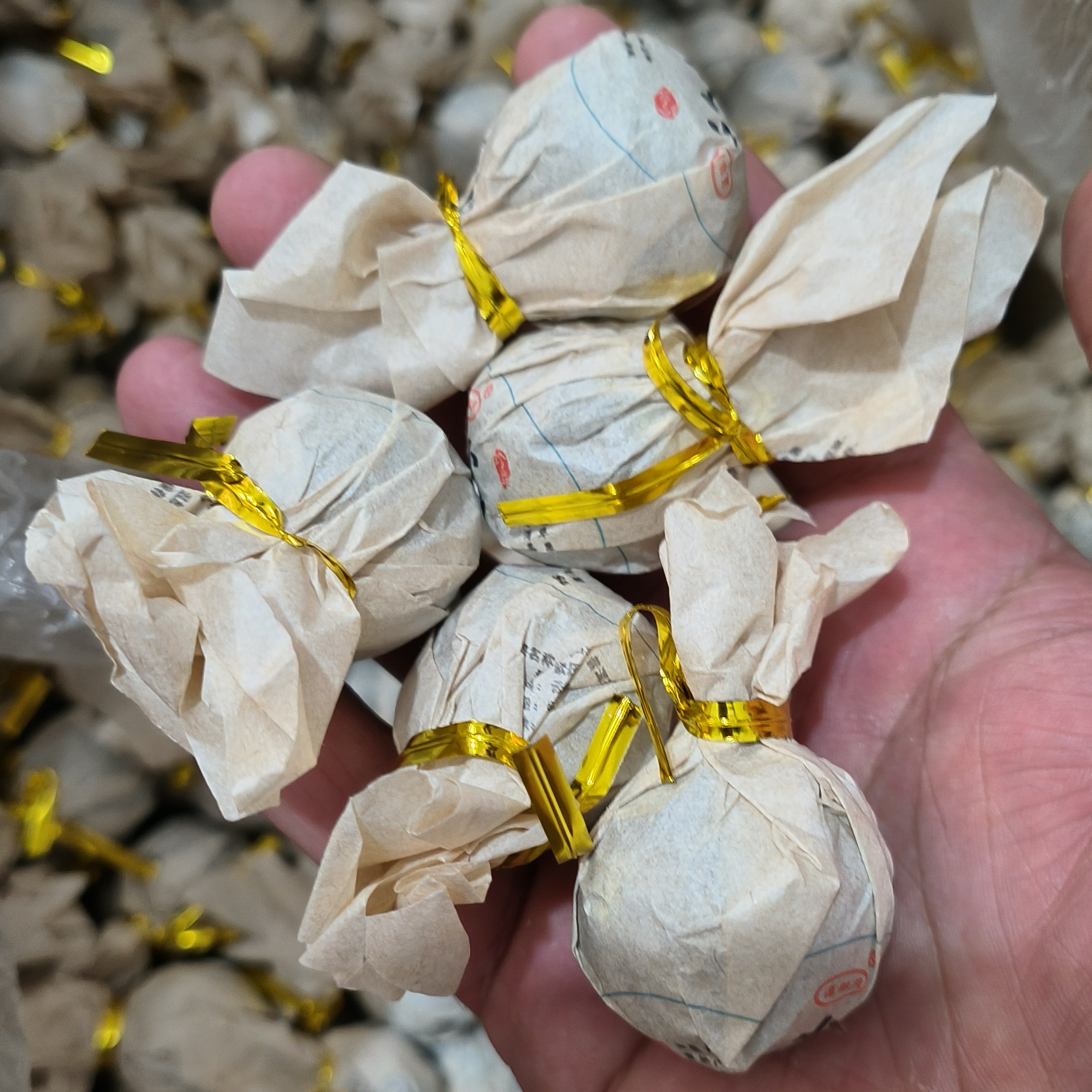 [莲华月]2016年小户赛普洱茶（生茶）龙珠5颗（8克x5颗）