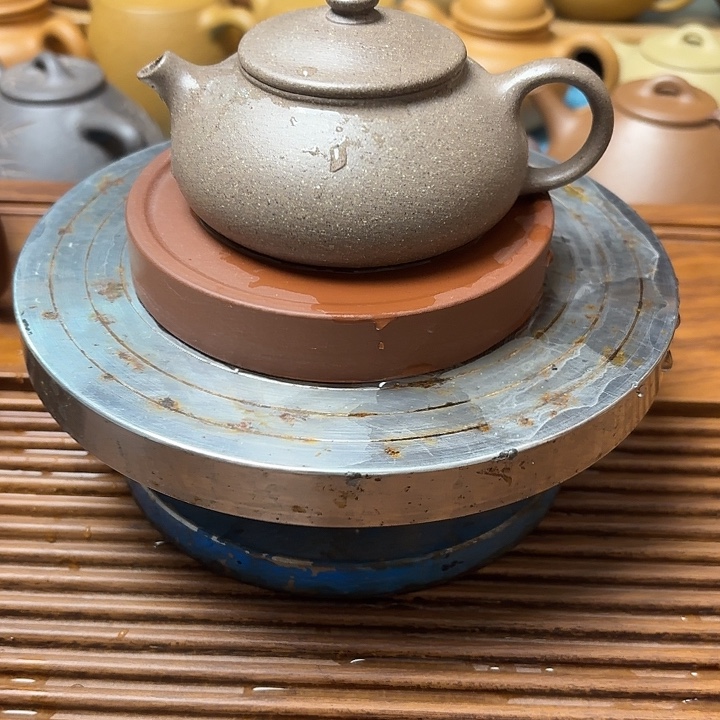 茶壶紫砂半手工制作