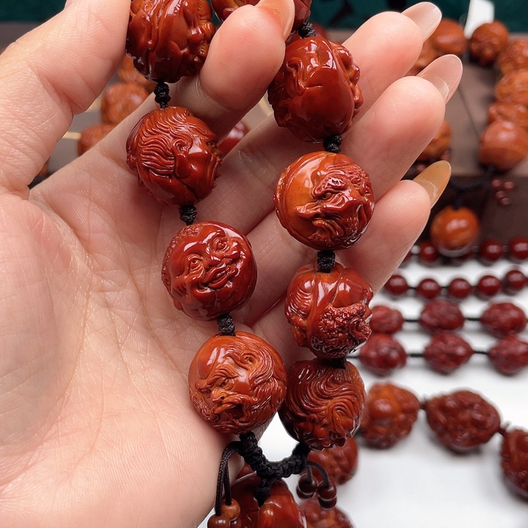 橄榄核吊坠1****，十八罗汉