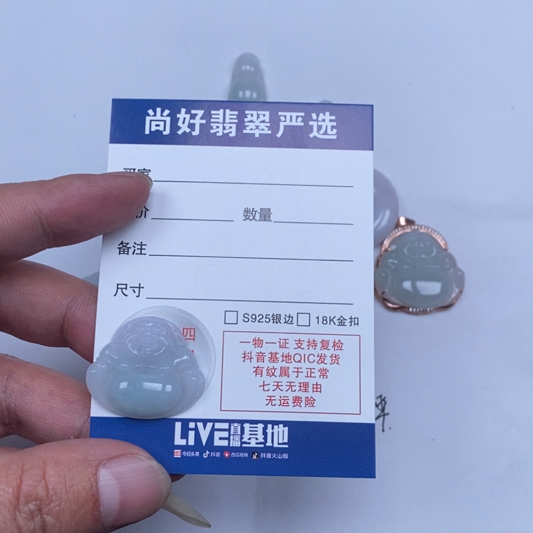 翡翠未镶嵌颈饰天然A货翡翠