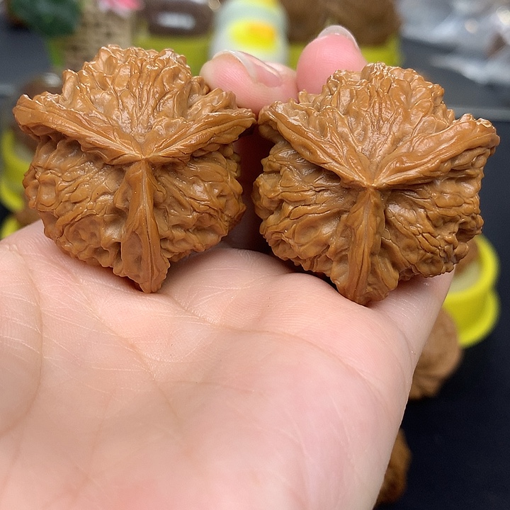 吊坠文玩核桃40三棱