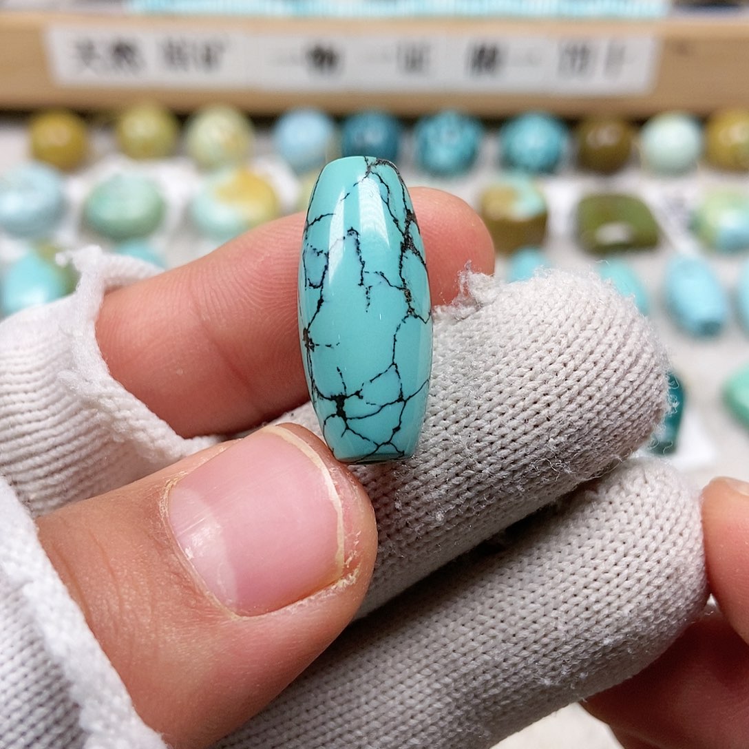 未镶嵌绿松石珠宝半成品