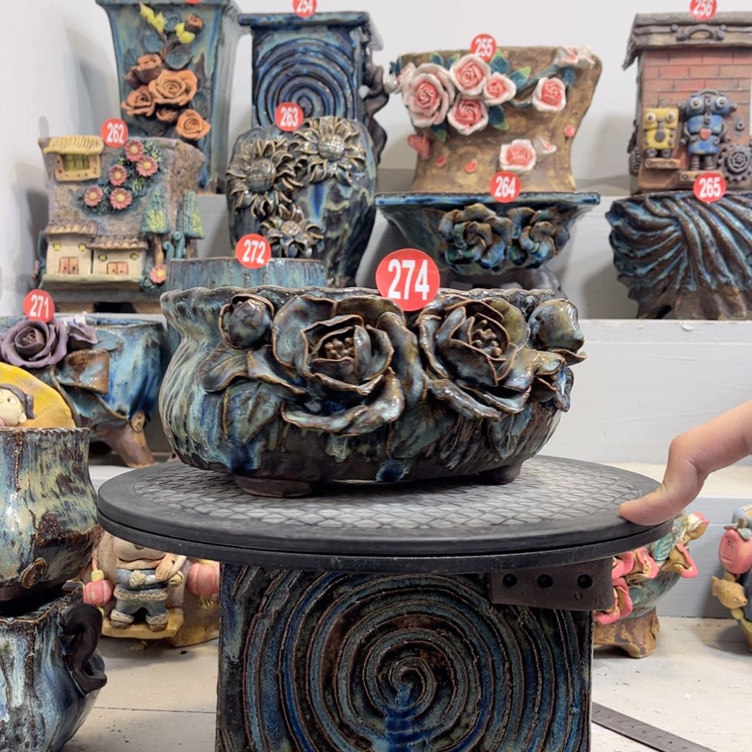 陶瓷福利274 号陶然花盆