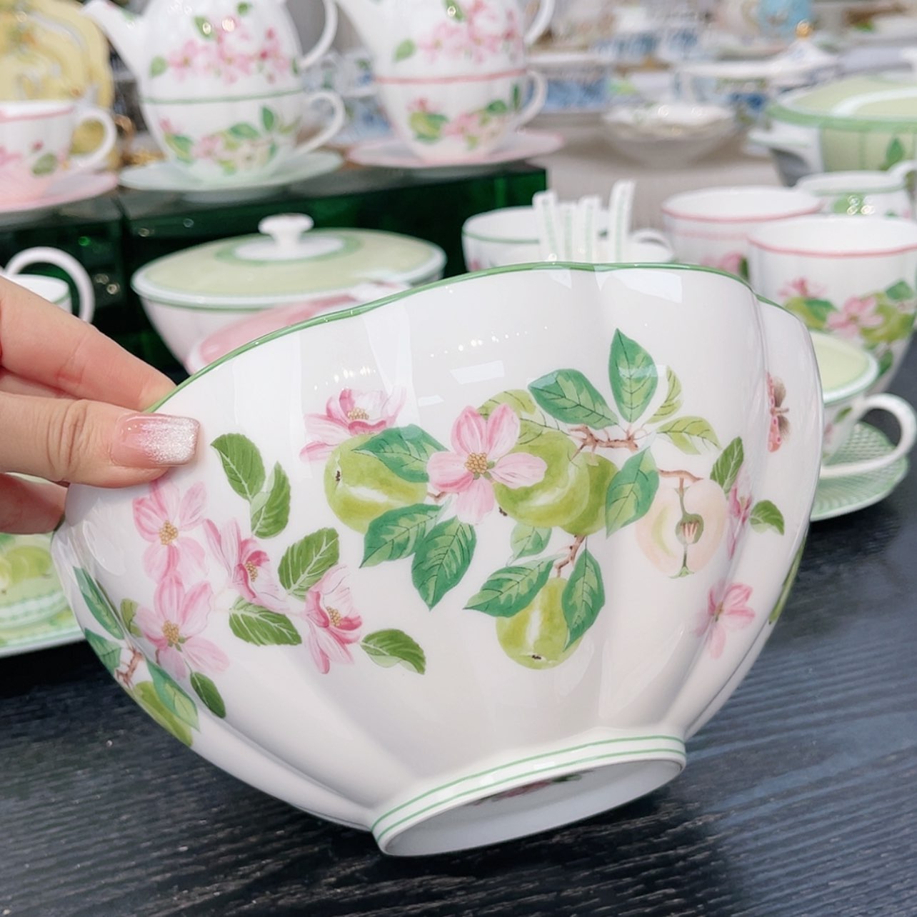 【闪购商品】瓷片23cm 大汤碗——————-