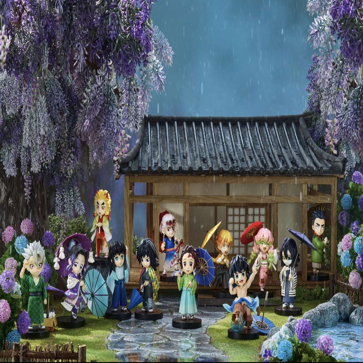 鬼灭之刃 梅雨系列手办 A/B盒 盲盒