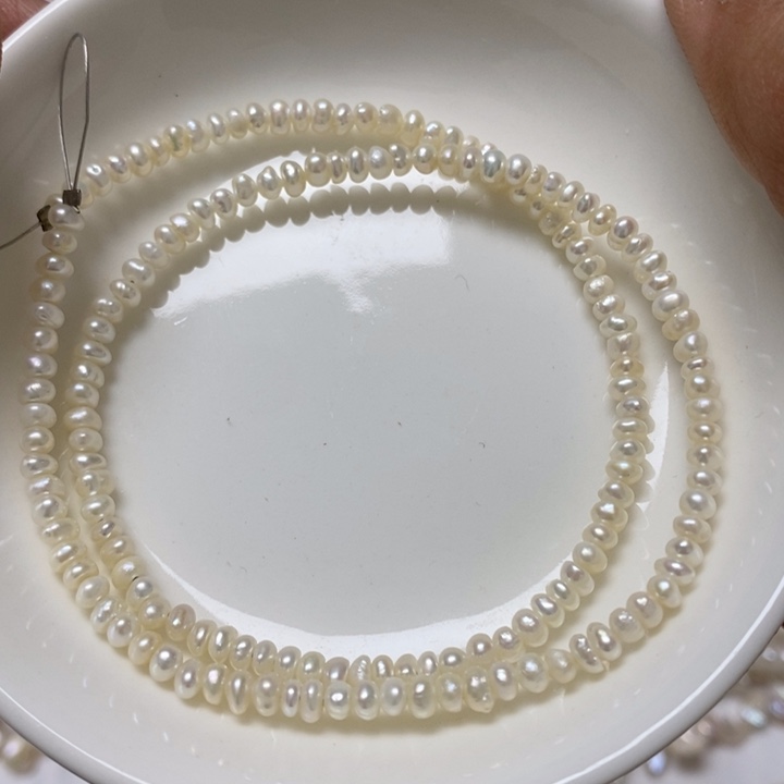 淡水珍珠颈饰银S925镶嵌