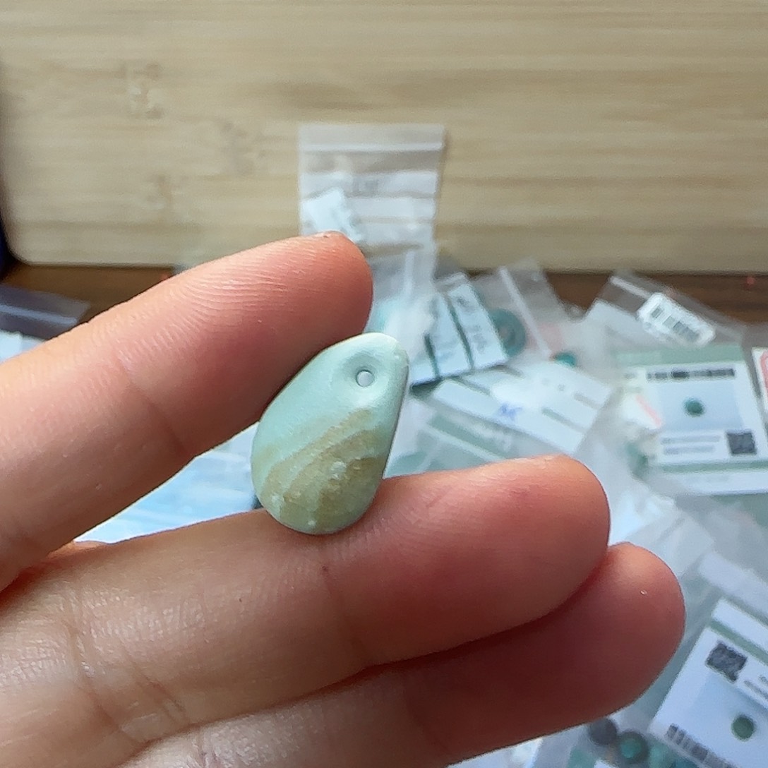 绿松石珠宝半成品未镶嵌