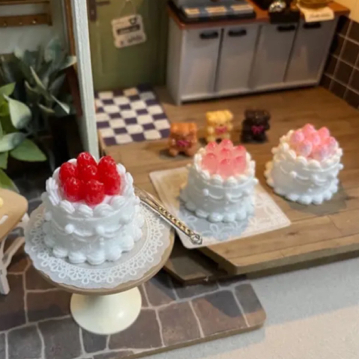 【小爱、喜乐】定制食玩树脂diy微缩场景可爱玩具场景配饰