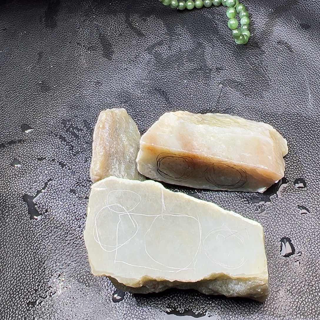 和田玉（糖玉）未镶嵌车挂