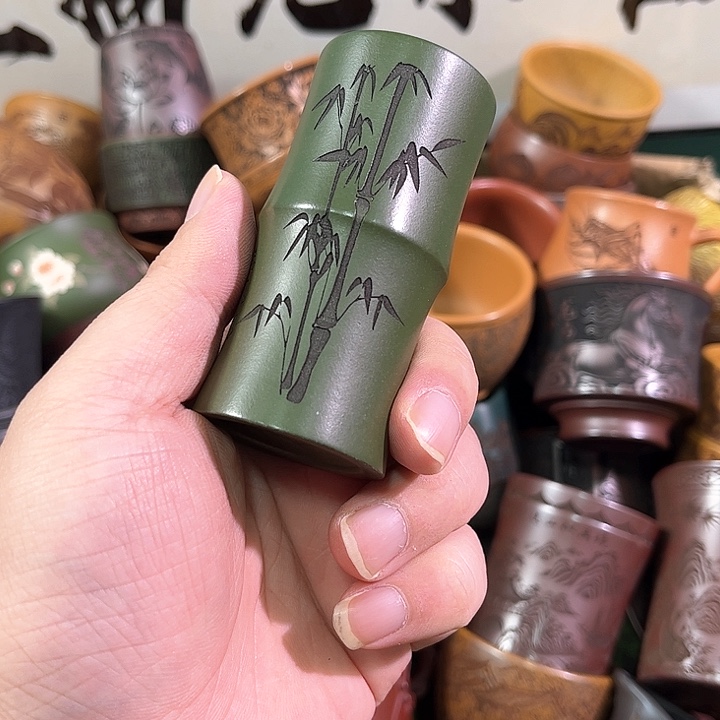 茶杯紫砂全手工紫砂主人杯