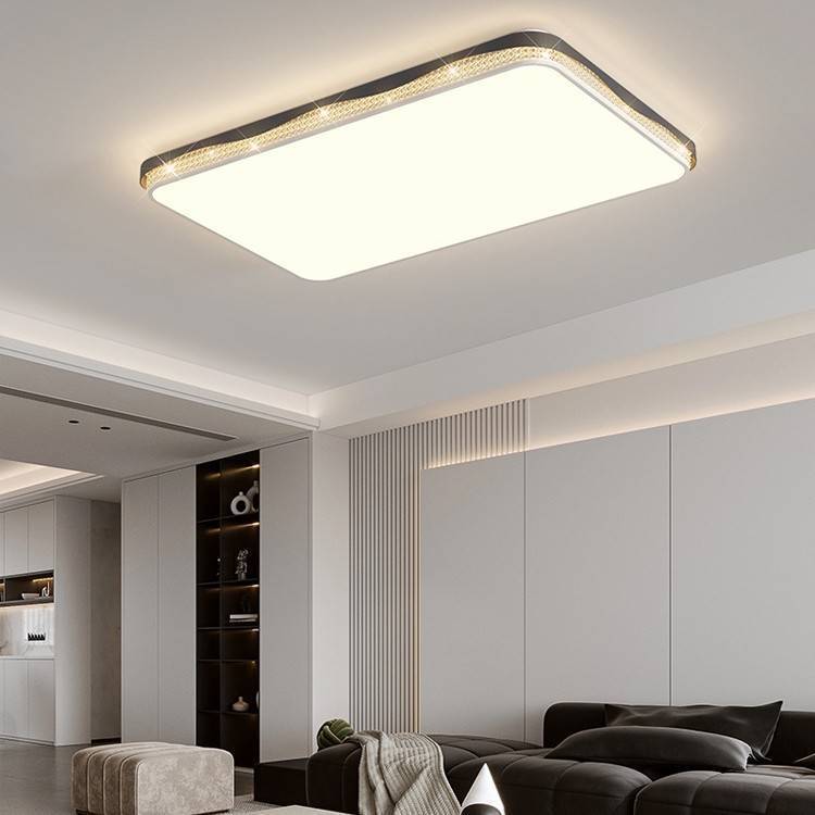 现代轻奢客厅吸顶灯2025新款简约全光谱护眼主卧中山灯具大厅主灯