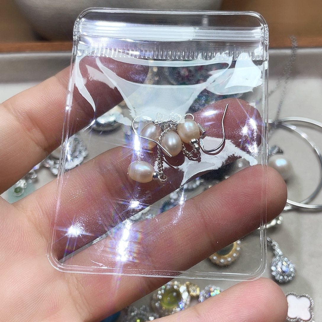 吉***康坠链均925银锆石珠珠耳吊