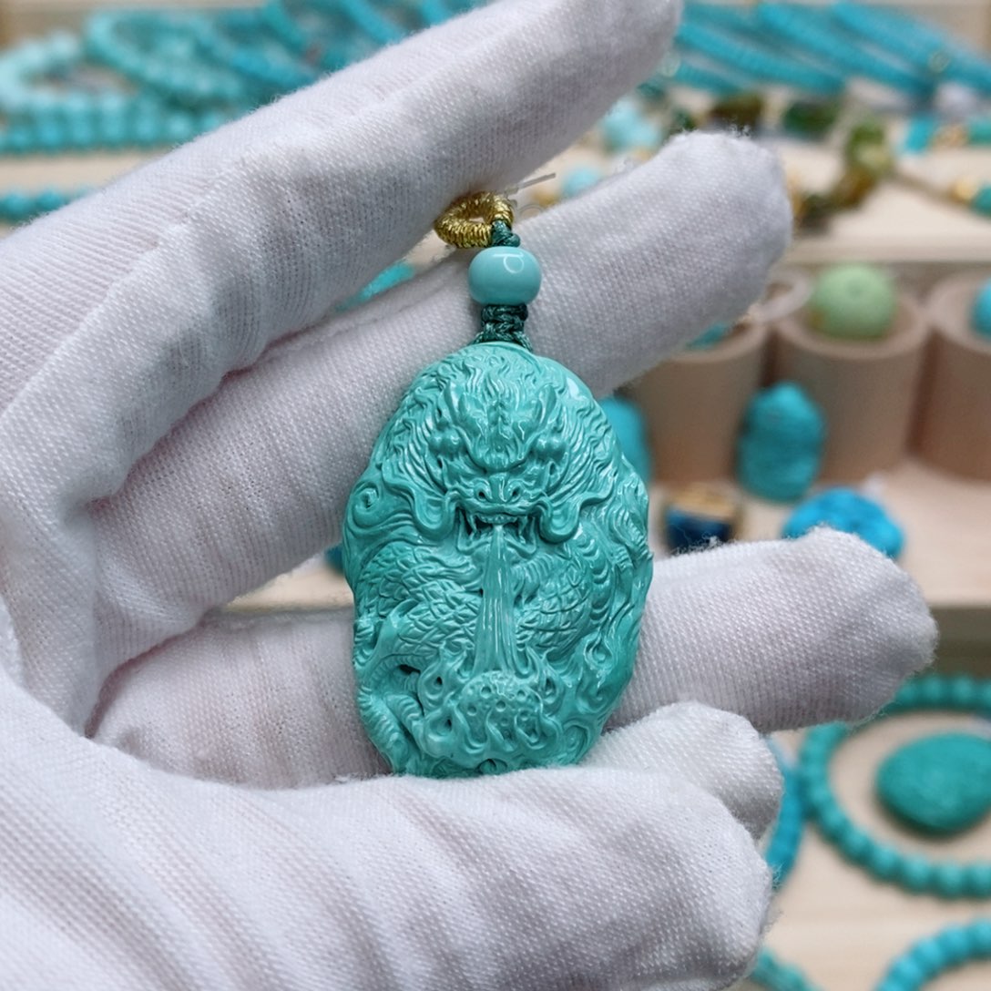 绿松石珠宝奇石未镶嵌