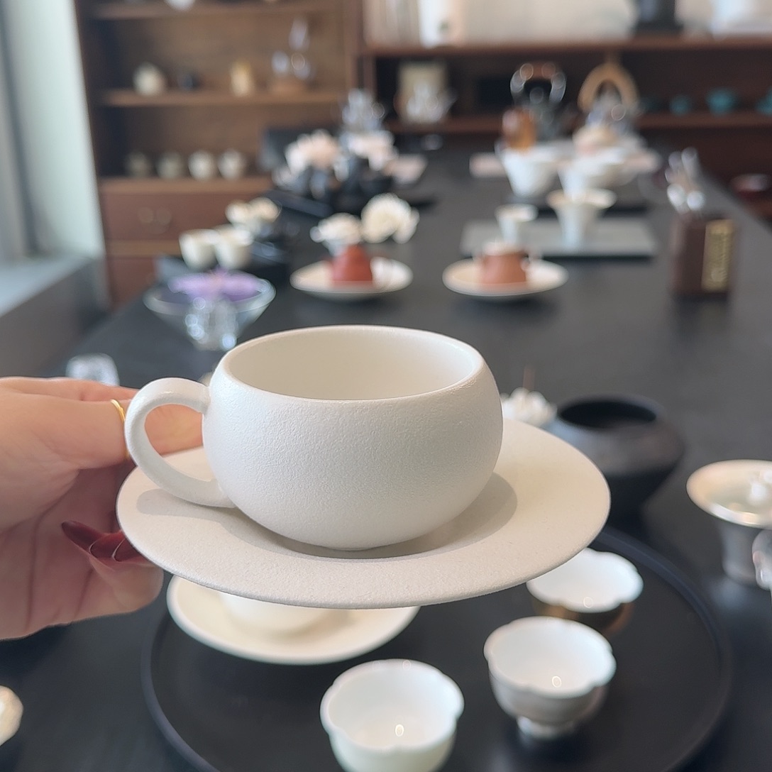 咖啡杯+杯垫 2件套