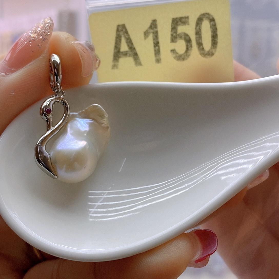 淡水珍珠颈饰银S925镶嵌