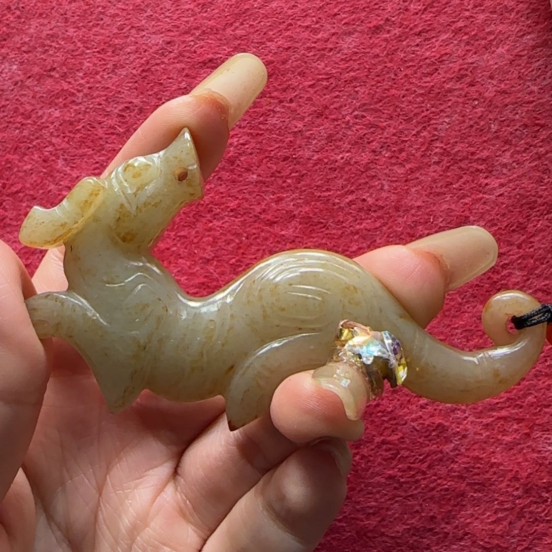 和田玉挂件未镶嵌东*