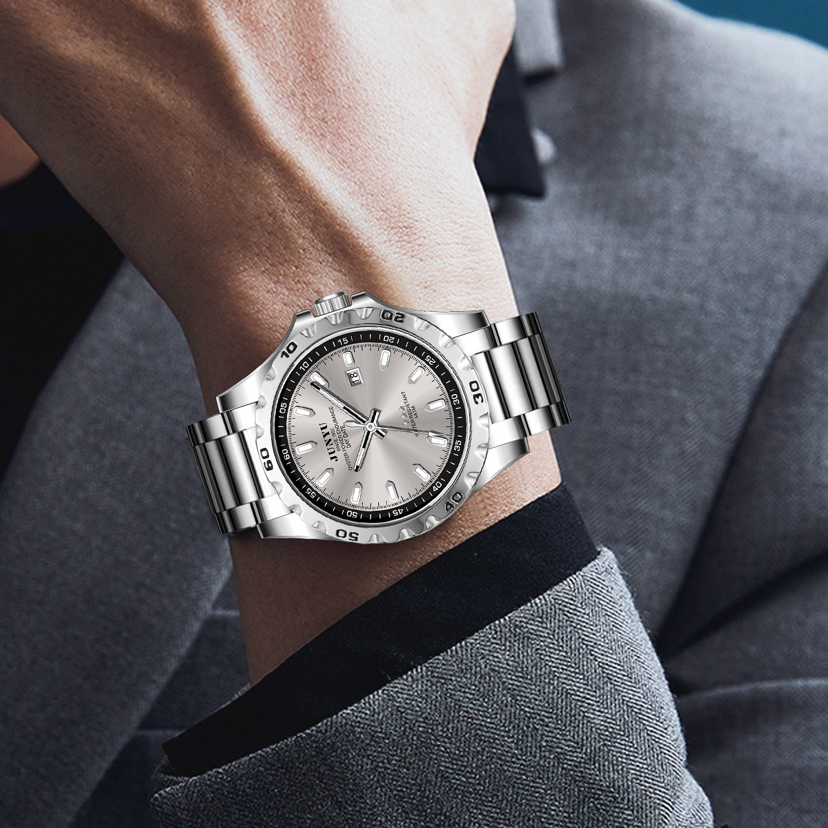 探月者系列 气质男表经典手表商务高档时尚百搭男款防水腕表