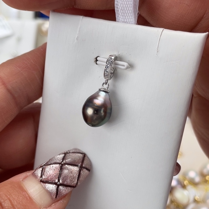 海水珍珠颈饰银S925镶嵌