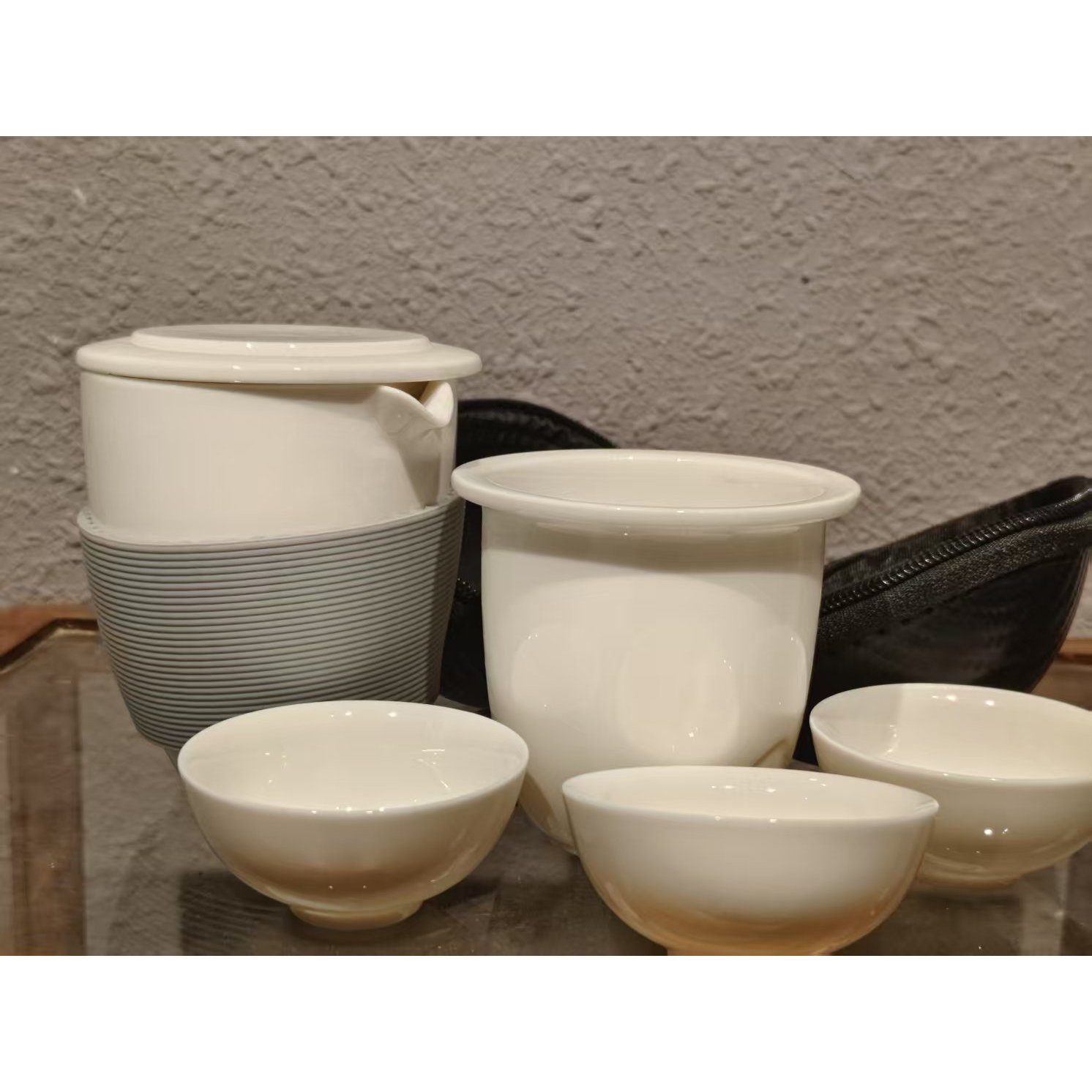 冰白大无忧旅行茶具快客杯cc7409