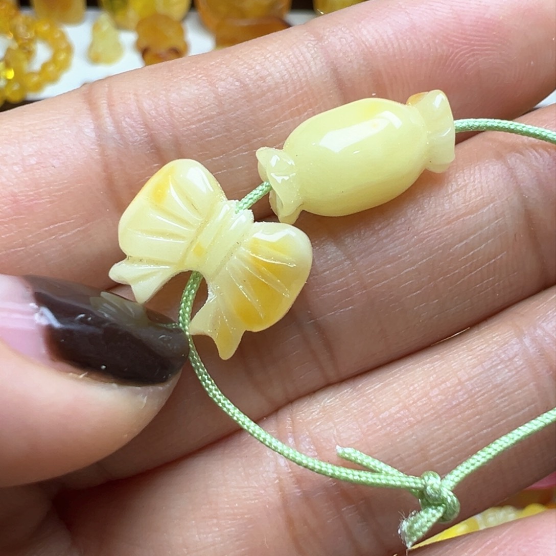 琥珀吊坠(不含链)未镶嵌