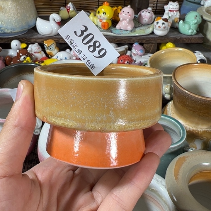 活动价30包邮景德镇手工花盆